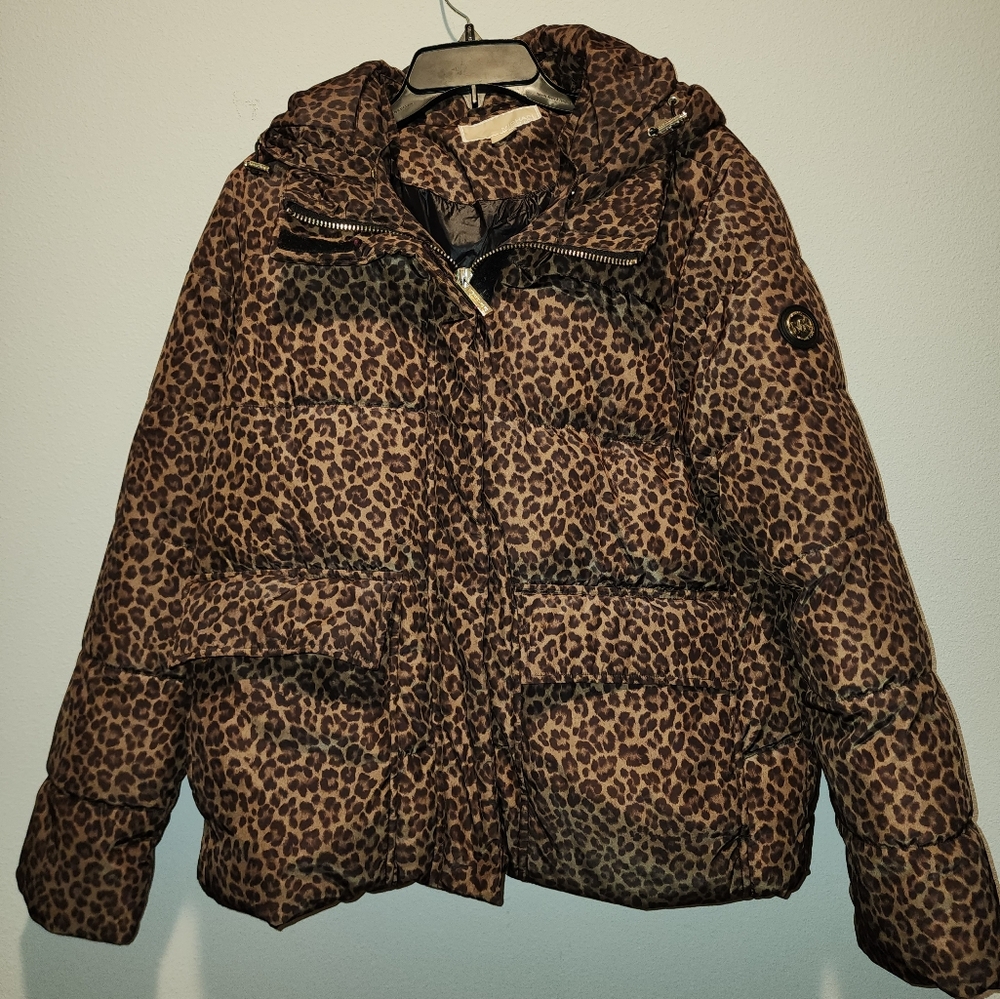 Michael Kors Leopard Jacket Size L